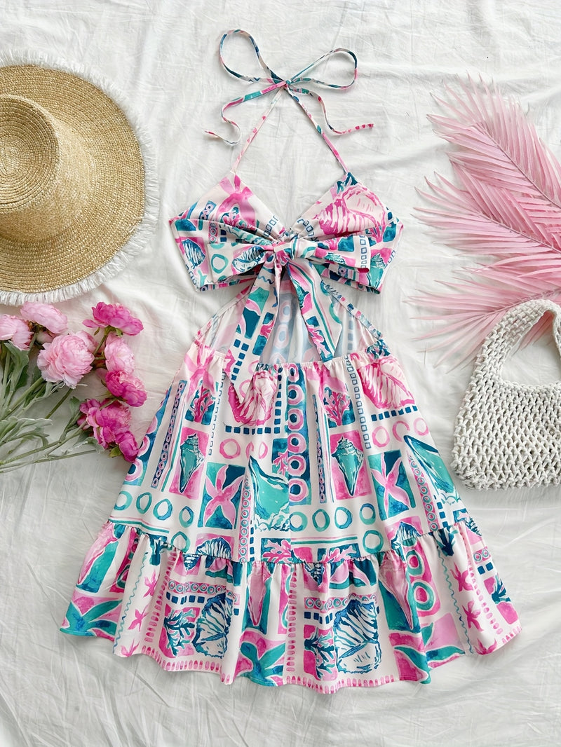 Vestido Vibrante - Inspirações Oceânicas