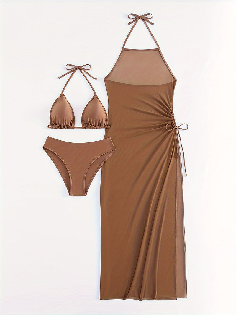 Conjunto Biquíni com Vestido - Mar de Areia